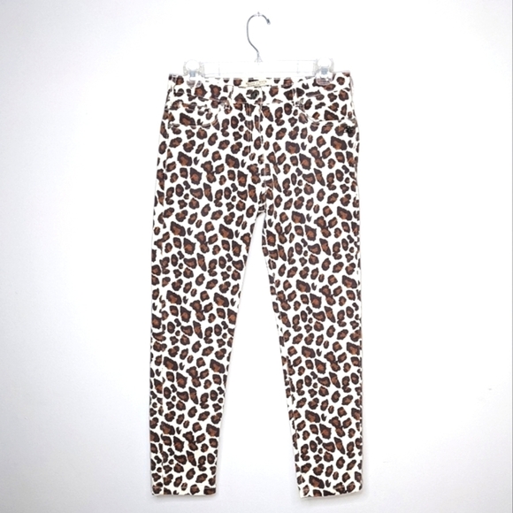Scotch and Soda Leopard Print Pants Size 27 - Picture 2 of 13